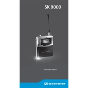 Sennheiser SK 9000 manual cover