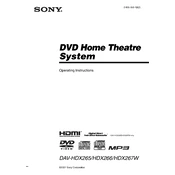 Sony DAV-HDX265 manual cover