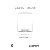 Goodmans B&M Mood Light Speaker manual cover