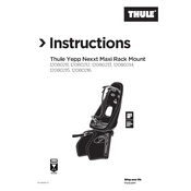 Thule Yepp Nexxt Maxi Rack Mount 12080211 manual cover