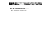 KORG X5D manual cover