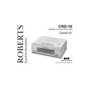 Roberts CRD 19 DAB 0 manual cover