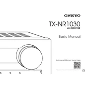 Onkyo TX NR1030 manual cover