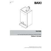 Baxi Platinum Plus 40 Combi manual cover