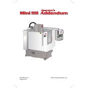 Haas Mini Mill Supplement manual cover