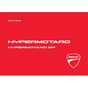 Ducati Hypermotard SP 2013 manual cover