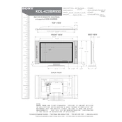 Sony KDL42XBR950 manual cover