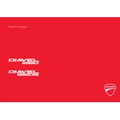 Ducati Diavel 1260 2020 manual cover