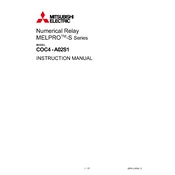 Mitsubishi Electric COC4 A02S1 manual cover