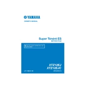 Yamaha XTZ12EJ, XTZ12EJC Super Tenere ES 2018 manual cover