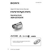 Sony HDR-CX7 manual cover