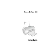 Epson Stylus C88 manual cover