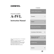 Onkyo A 5VL manual cover