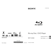 Sony BDP-CX960 manual cover