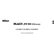 Nikon Black FX1000 manual cover