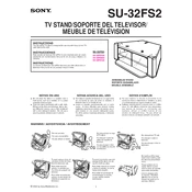 Sony SU-32FS2 manual cover