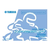 Yamaha WR25RB, WR25RBC WR250R 2012 manual cover