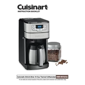 Cuisinart DGB-450 manual cover