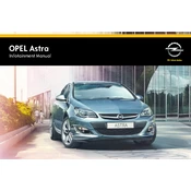 Opel Astra 2015 manual cover