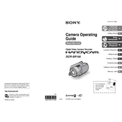 Sony DCR-SR100 manual cover