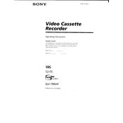 Sony SLV-795HF manual cover