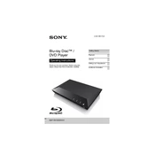 Sony BDP-BX310 manual cover