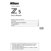 Nikon Z 5 manual cover