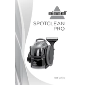 Bissell SpotClean Pro 1558E manual cover