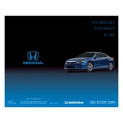 Honda Accord Coupe 2012 Technology manual cover