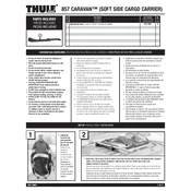 Thule Caravan 857 manual cover