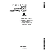 John Deere F135H and F145H Series manual cover