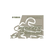 Yamaha YFM70GDXG, YFM70GDHG, YFM70GPXG, YFM70GPHG Grizzly 2016 manual cover