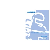 Yamaha YZ125S 2004 manual cover