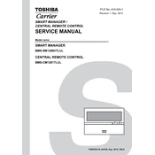 Carrier Toshiba BMS-CM1281TLUL manual cover