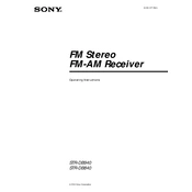 Sony STR-DB840 manual cover