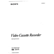 Sony SLV-750HF manual cover