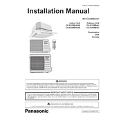 Panasonic CS-E12RB4UW, CU-E12RB4U, CS-E18RB4UW manual cover