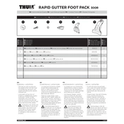 Thule Rapid Gutter 300R manual cover