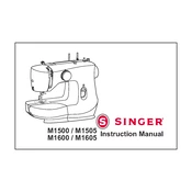 Singer M1500, M1505, M1600, M1605 manual cover