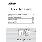 Nikon Coolpix P340 manual cover