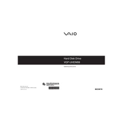 Sony VGP-UHDM08 manual cover