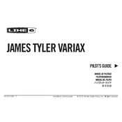 Line 6 JTV-59 James Tyler Variax manual cover