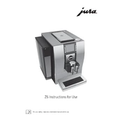 Jura Z6 Coffee Machine manual cover