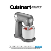 Cuisinart IC-50 manual cover