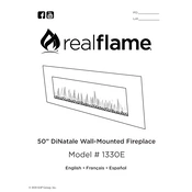 Realflame 1330E manual cover