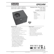 Goodman GPG14M manual cover