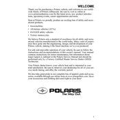 Polaris 340 Touring, Trail Touring manual cover