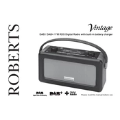 Roberts Vintage DAB 2014 manual cover