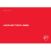 Ducati Monster 821 2020 manual cover