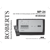 Roberts MP-Sound 24 CD 2007 manual cover